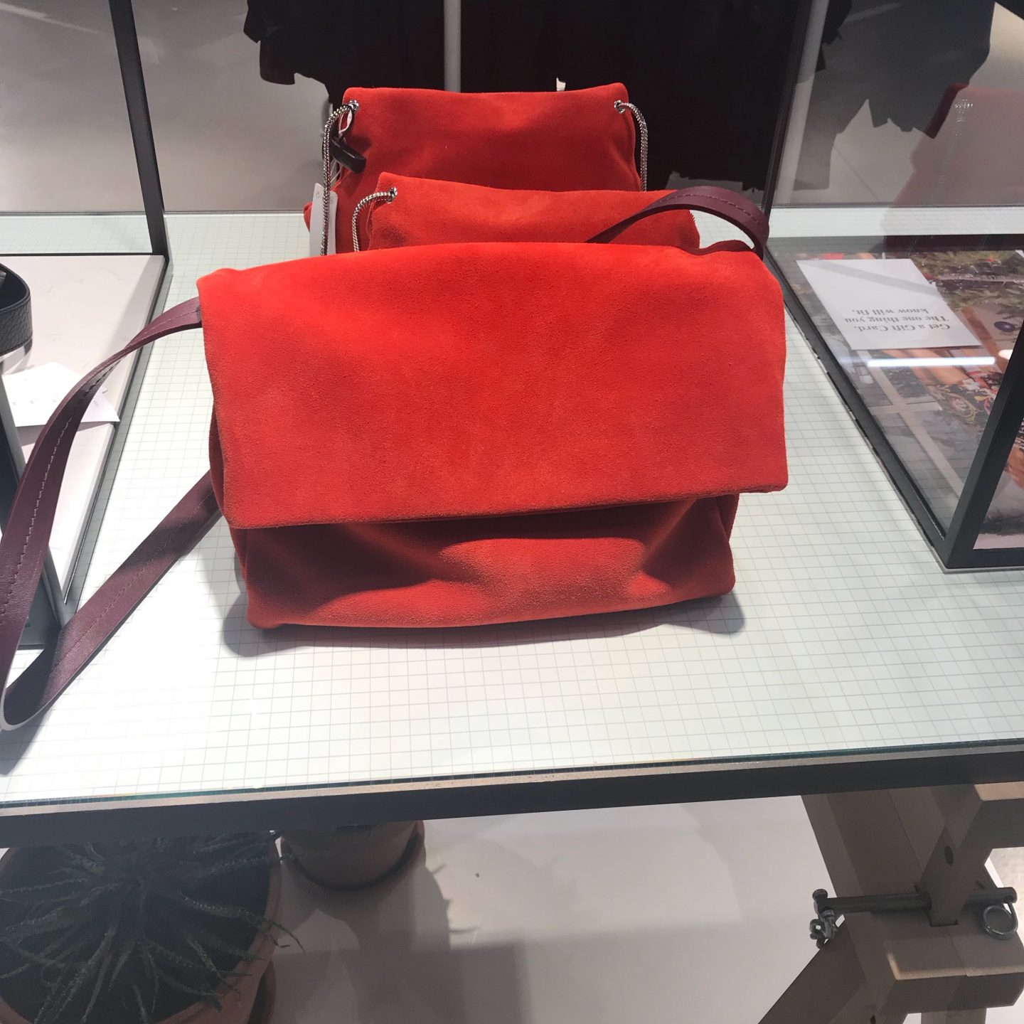 Red suede bag and other stories 1440x1440 - This seasons red fashion trend is my new obsession