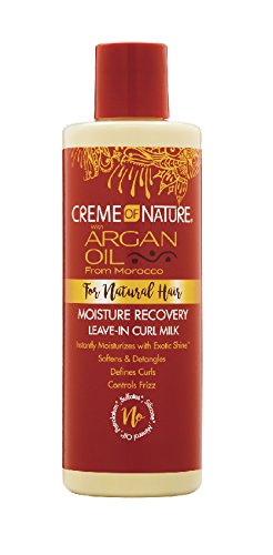 Creme of Nature with Argan Oil Moisture Recovery Leave in Curl Milk - 5-Steps to maintain Healthy Texlaxed hair on wash day [video]