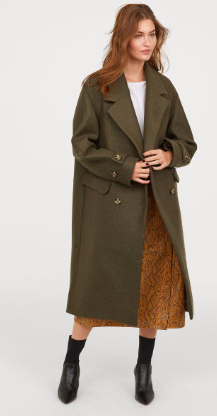 Double breasted coat khaki hm - The Fashion Edit - 8 of the BEST Fall Coats