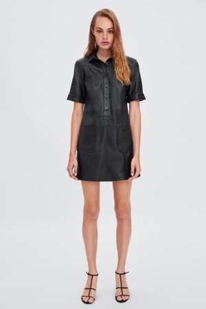 zara LEATHER EFFECT DRESS 300x450 - The Fashion Edit - 12 of the best New In