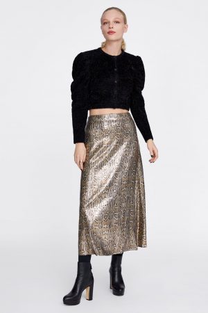 SNAKESKIN PRINT SEQUIN SKIRT 300x450 - The Fashion Edit - 12 of the Weekly Best